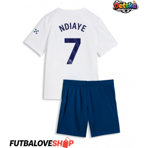 Dres Manchester City Iliman Ndiaye #7 Tretina pre deti 2026-27 Krátky Rukáv (+ trenírky)